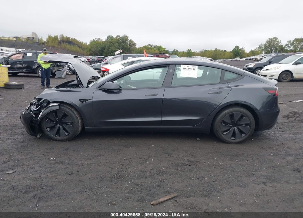 2024 TESLA MODEL 3 LONG RANGE DUAL MOTOR ALL-WHEEL DRIVE VIN: 5YJ3E1EB7RF842296