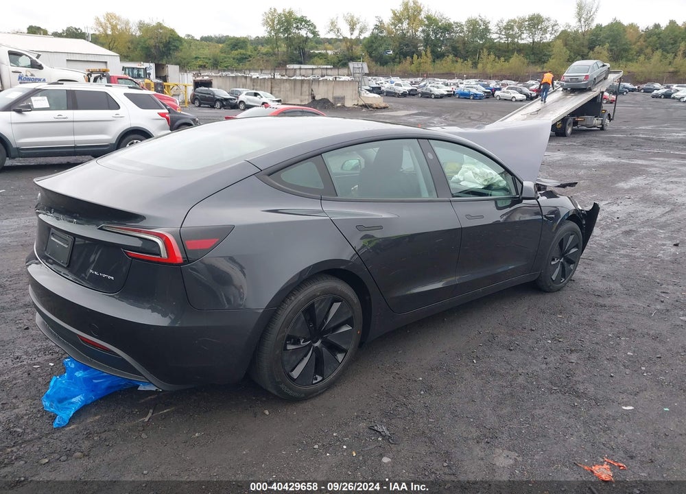 2024 TESLA MODEL 3 LONG RANGE DUAL MOTOR ALL-WHEEL DRIVE VIN: 5YJ3E1EB7RF842296