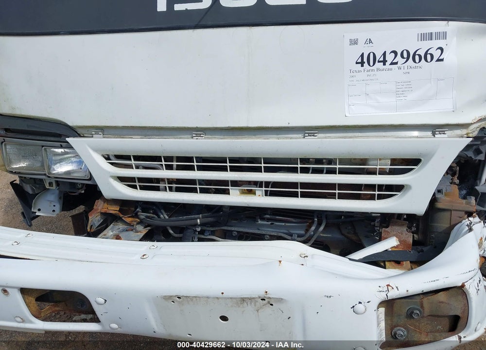 2005 ISUZU W4S042 NPR HD DSL REG VIN: JALC4B16457002329