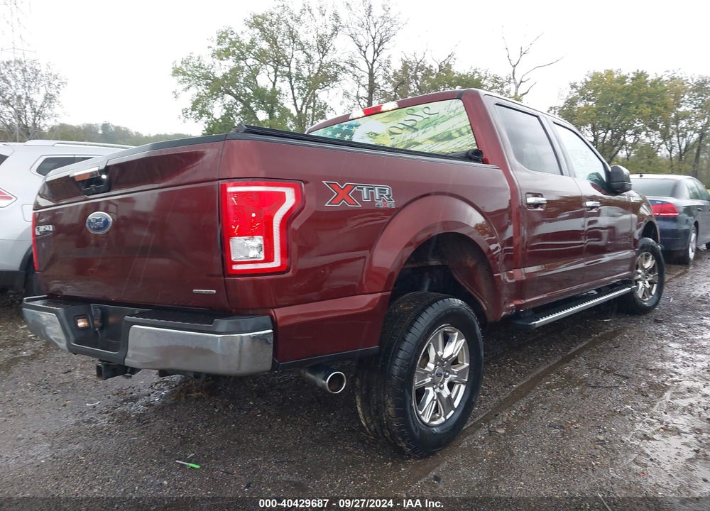 2016 FORD F-150 XLT VIN: 1FTEW1EF8GFB31689
