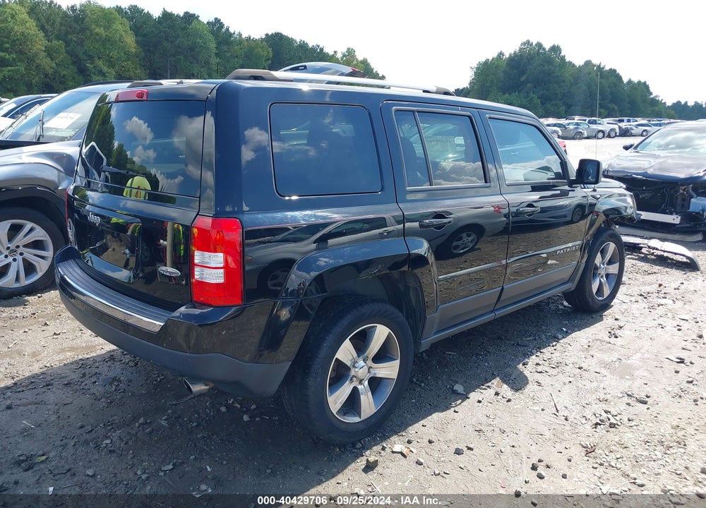 2017 JEEP PATRIOT HIGH ALTITUDE 4X4 VIN: 1C4NJRFB0HD194503