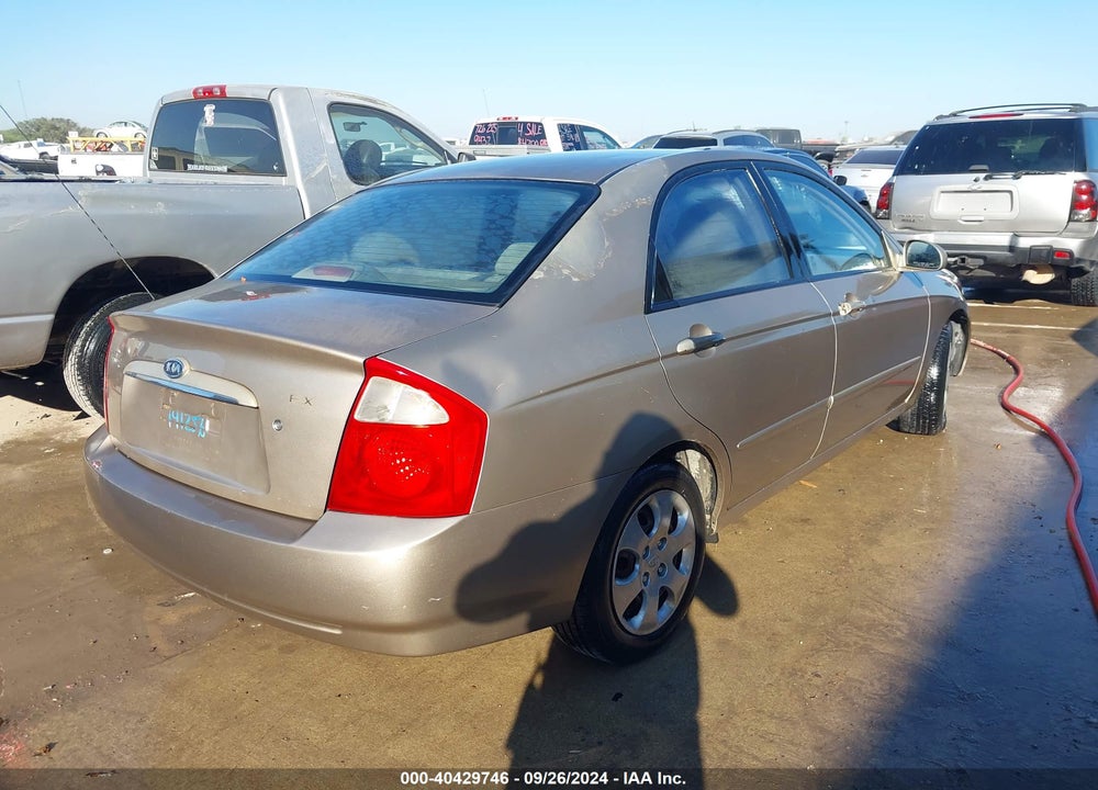 2006 KIA SPECTRA EX/LX/SX VIN: KNAFE121665307186