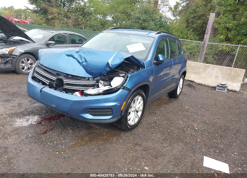 2017 VOLKSWAGEN TIGUAN 2.0T/2.0T S VIN: WVGAV7AX9HK045119