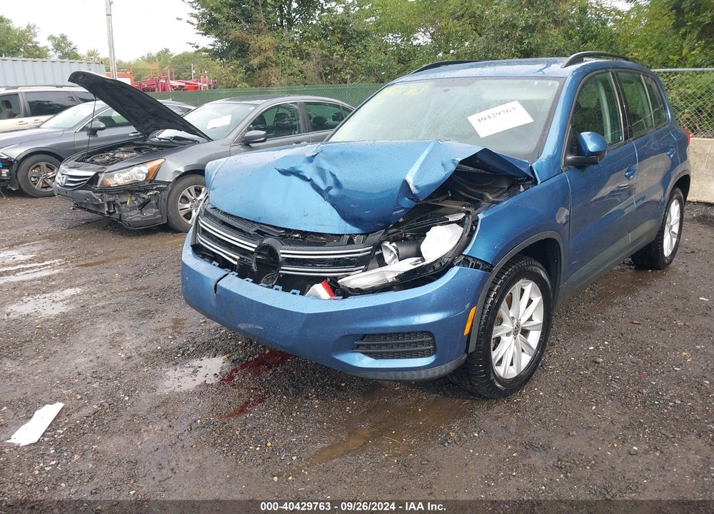 2017 VOLKSWAGEN TIGUAN 2.0T/2.0T S VIN: WVGAV7AX9HK045119