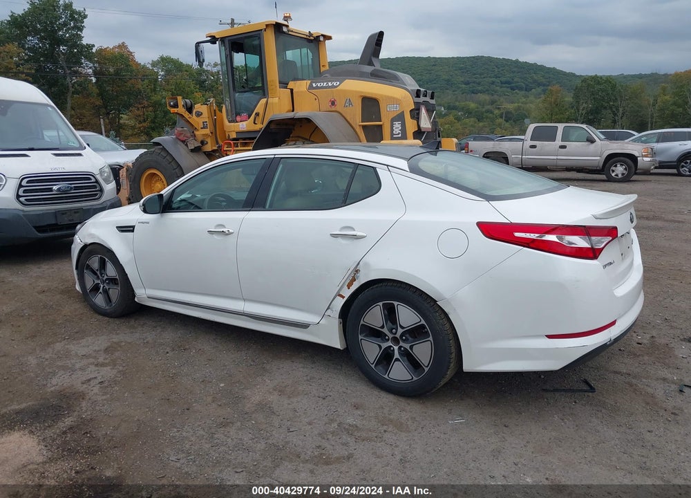 2013 KIA OPTIMA HYBRID EX VIN: KNAGM4AD1D5059365