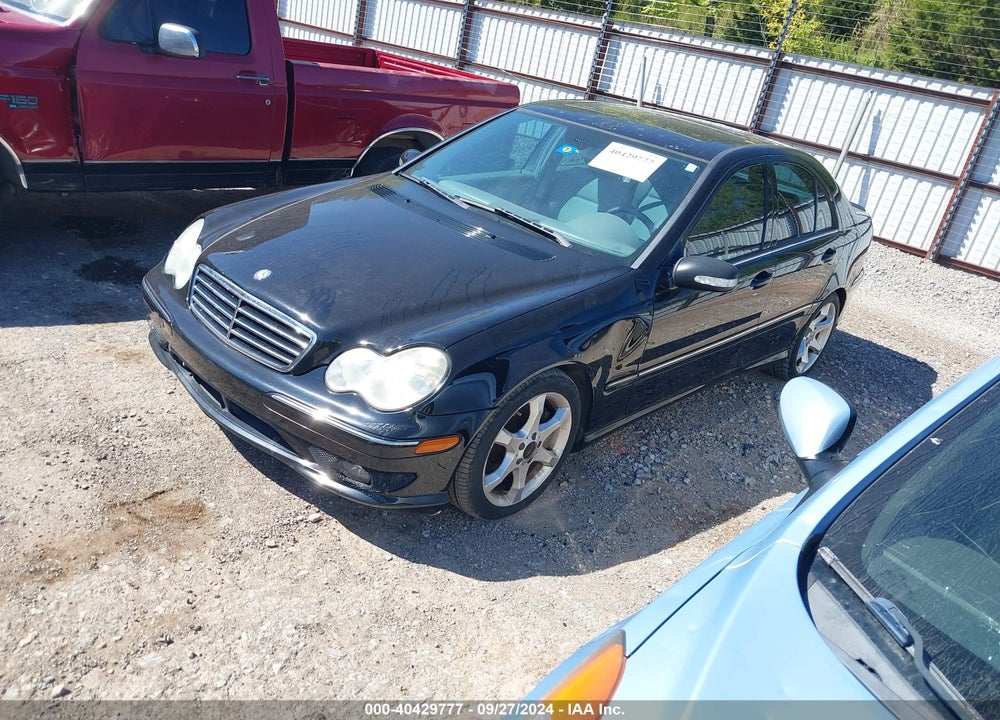 2007 MERCEDES-BENZ C 230 SPORT VIN: WDBRF52H27E025726