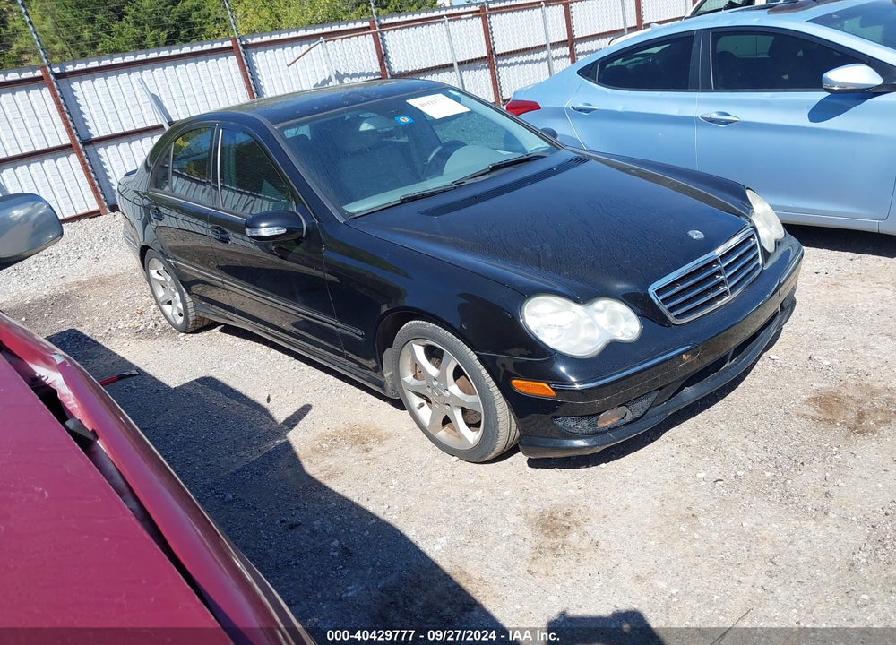2007 MERCEDES-BENZ C 230 SPORT VIN: WDBRF52H27E025726