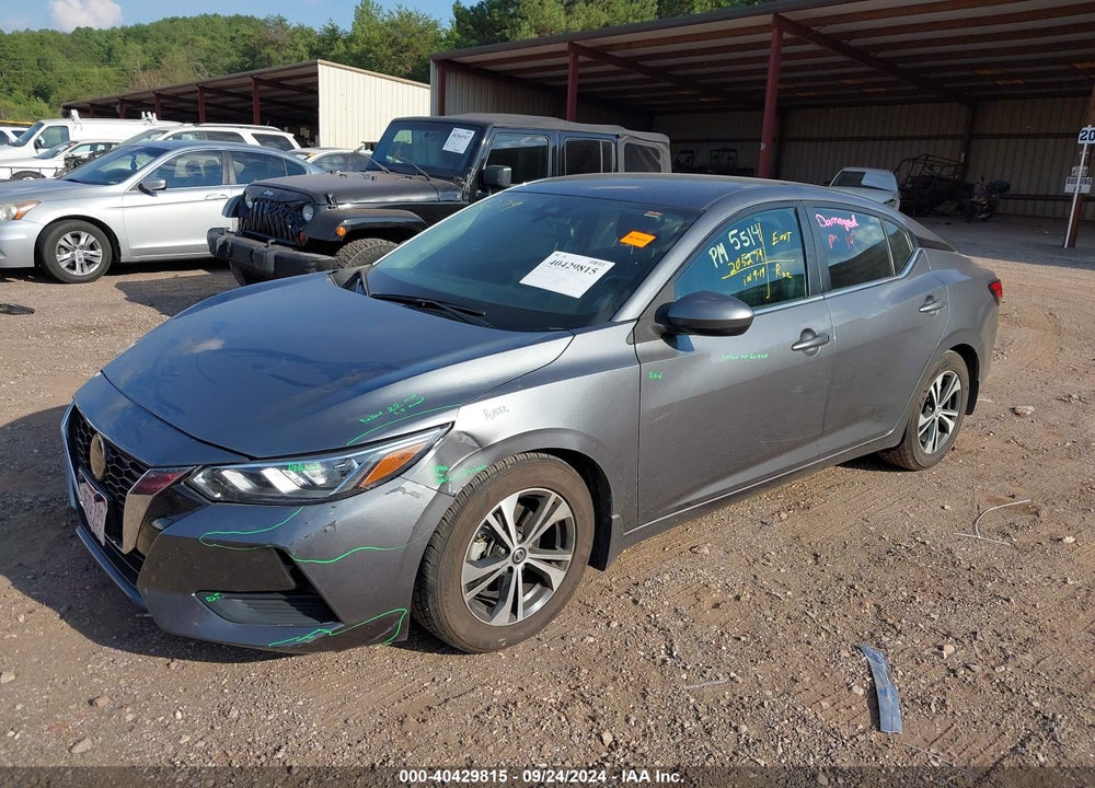 2021 NISSAN SENTRA SV XTRONIC CVT VIN: 3N1AB8CV3MY244597