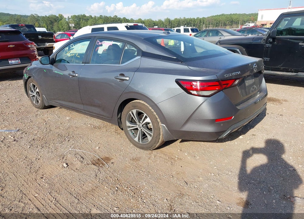 2021 NISSAN SENTRA SV XTRONIC CVT VIN: 3N1AB8CV3MY244597