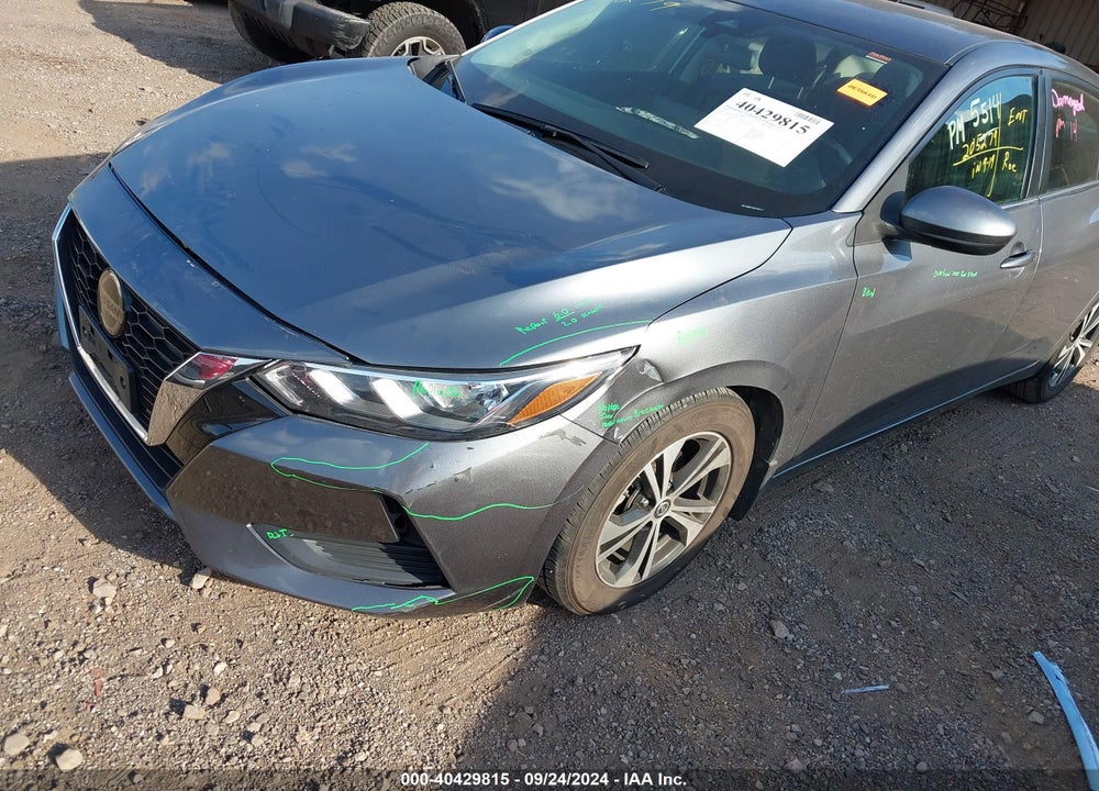 2021 NISSAN SENTRA SV XTRONIC CVT VIN: 3N1AB8CV3MY244597