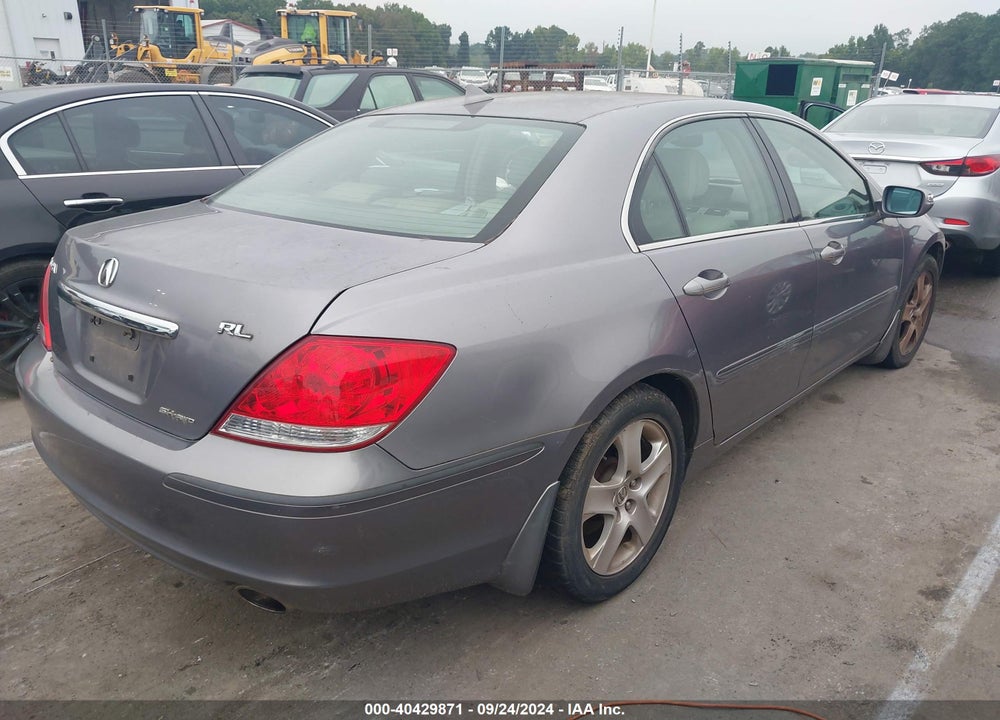 2005 ACURA RL 3.5 VIN: JH4KB16555C010474