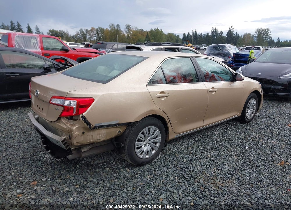 2012 TOYOTA CAMRY LE VIN: 4T4BF1FK9CR182365