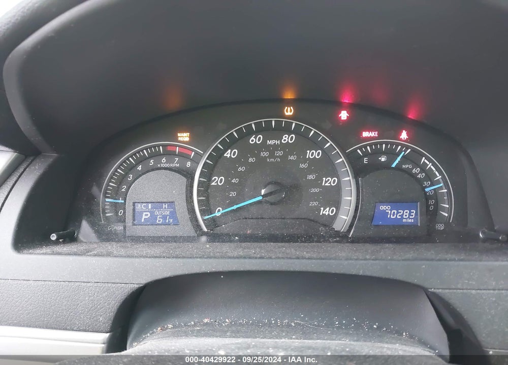 2012 TOYOTA CAMRY LE VIN: 4T4BF1FK9CR182365
