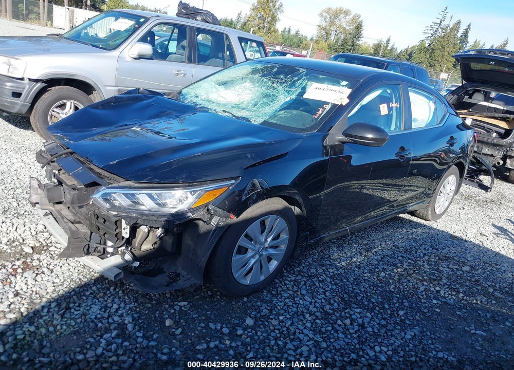2022 NISSAN SENTRA S XTRONIC CVT VIN: 3N1AB8BV4NY207187
