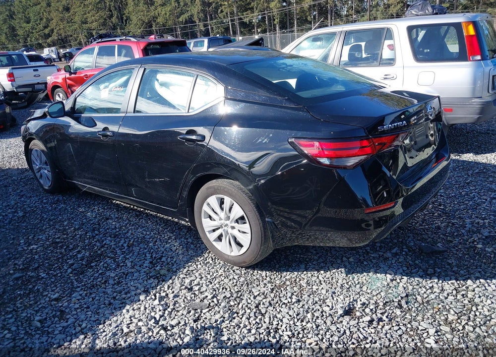 2022 NISSAN SENTRA S XTRONIC CVT VIN: 3N1AB8BV4NY207187