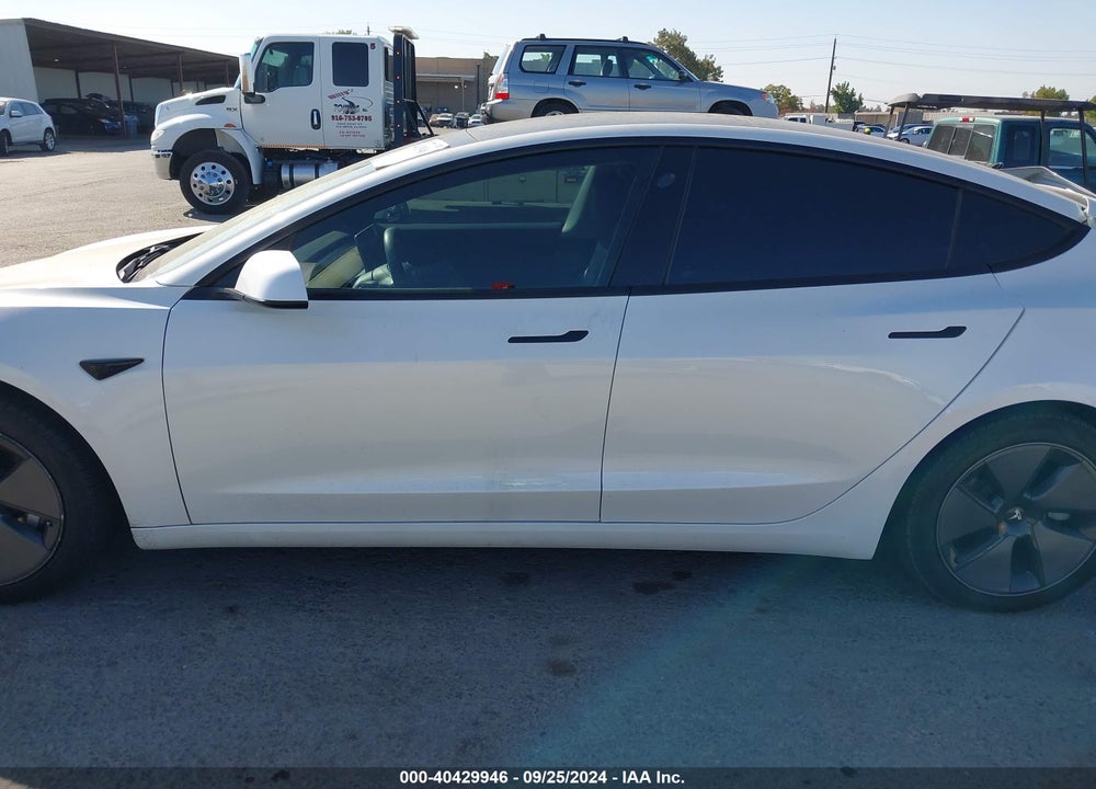 2021 TESLA MODEL 3 STANDARD RANGE PLUS REAR-WHEEL DRIVE VIN: 5YJ3E1EA7MF941409