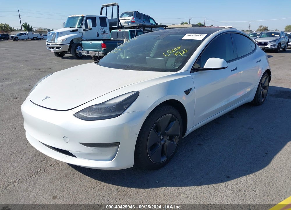 2021 TESLA MODEL 3 STANDARD RANGE PLUS REAR-WHEEL DRIVE VIN: 5YJ3E1EA7MF941409