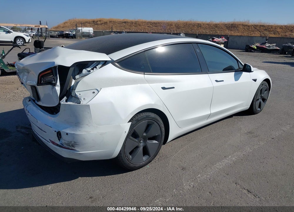 2021 TESLA MODEL 3 STANDARD RANGE PLUS REAR-WHEEL DRIVE VIN: 5YJ3E1EA7MF941409