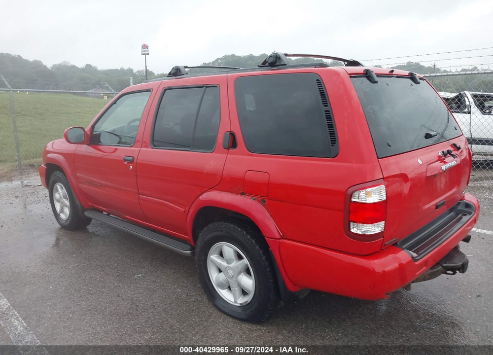 2001 NISSAN PATHFINDER LE VIN: JN8DR09Y81W603913