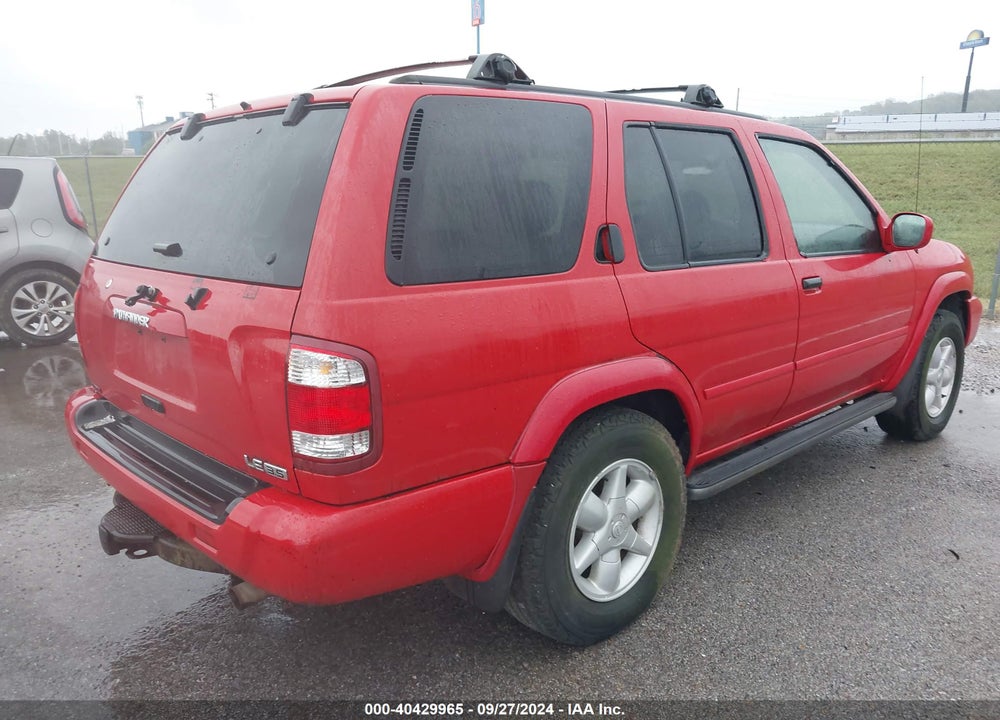 2001 NISSAN PATHFINDER LE VIN: JN8DR09Y81W603913