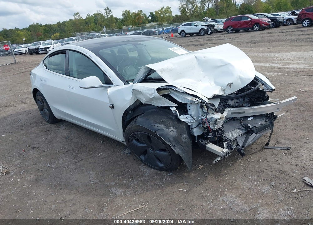 2020 TESLA MODEL 3 LONG RANGE DUAL MOTOR ALL-WHEEL DRIVE VIN: 5YJ3E1EB2LF744400