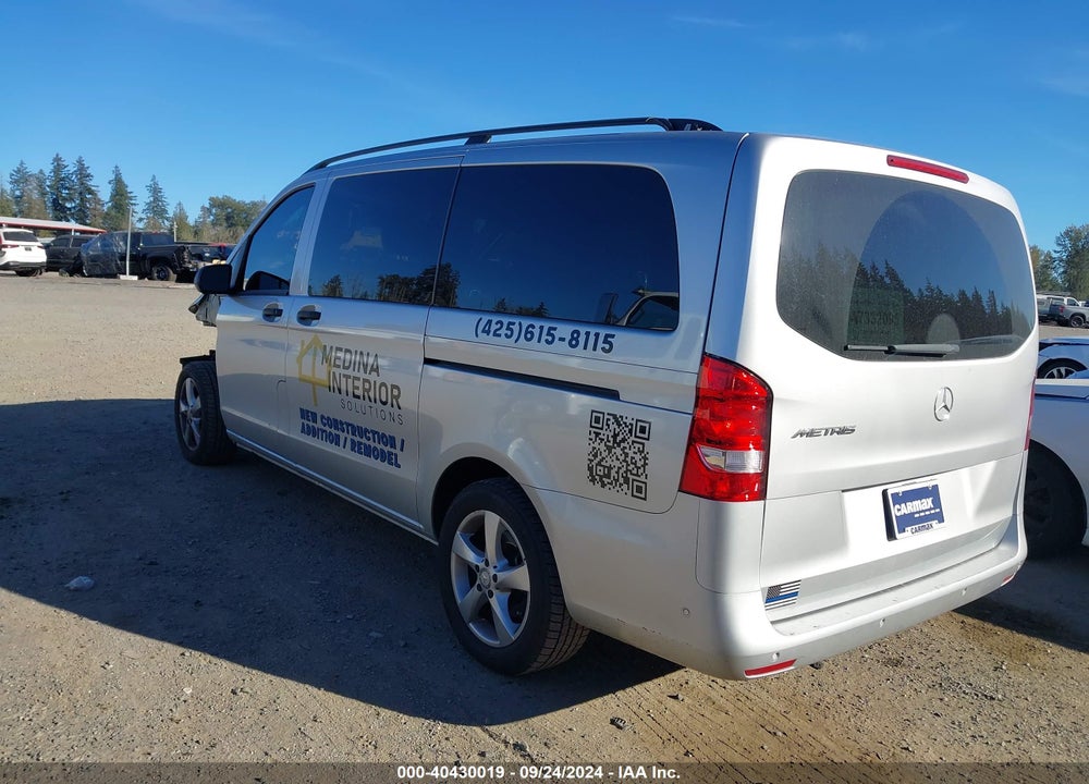 2016 MERCEDES-BENZ METRIS VIN: WD4PG2EE7G3144282