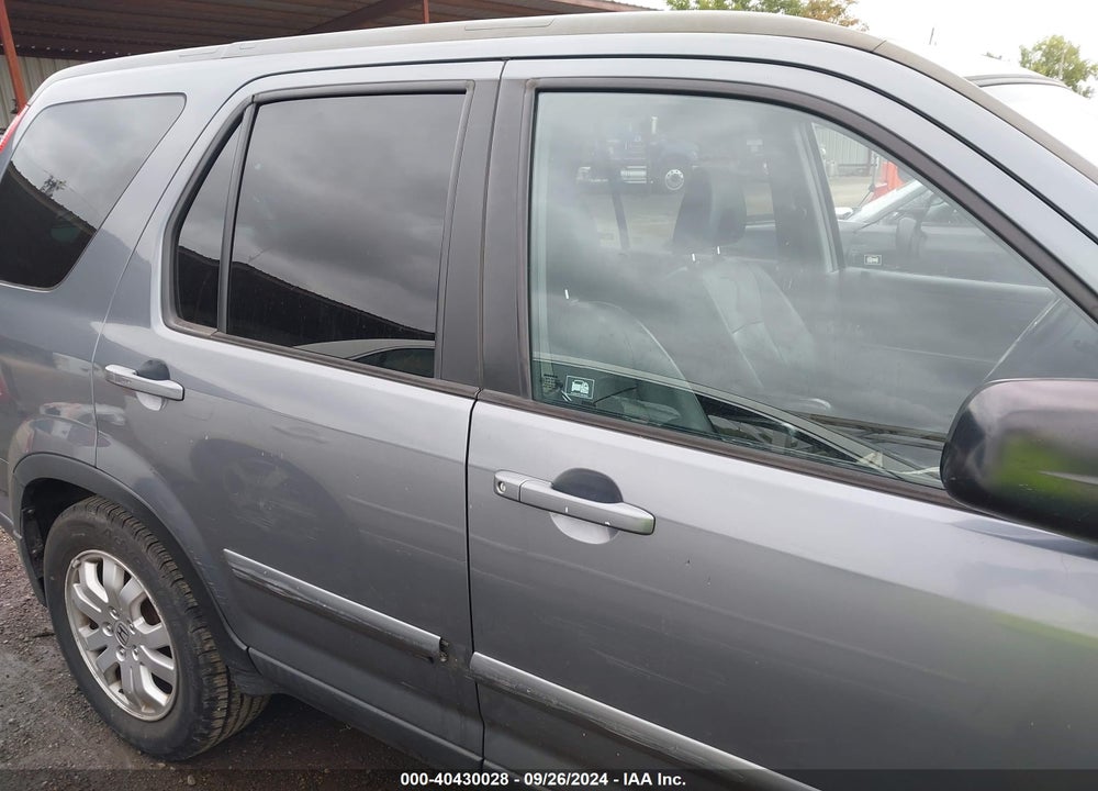 2006 HONDA CR-V SE VIN: SHSRD78916U420232
