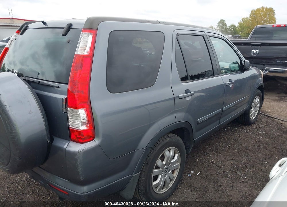 2006 HONDA CR-V SE VIN: SHSRD78916U420232