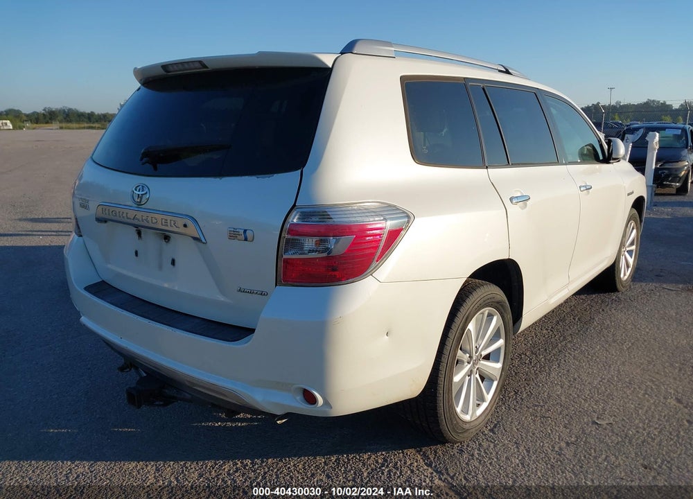 2008 TOYOTA HIGHLANDER HYBRID LIMITED VIN: JTEEW44A682025270