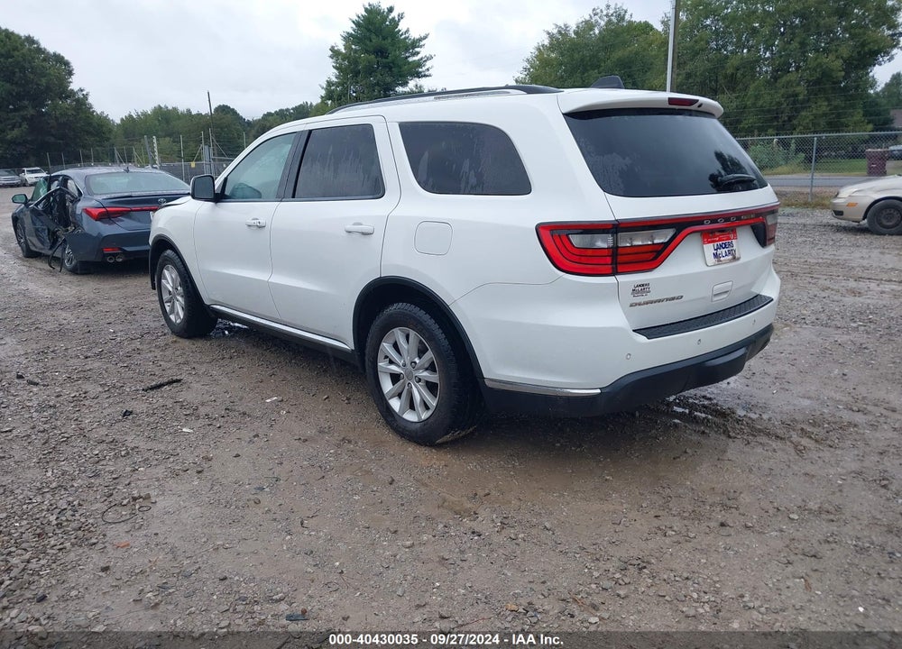 2015 DODGE DURANGO SXT VIN: 1C4RDHAG2FC147353