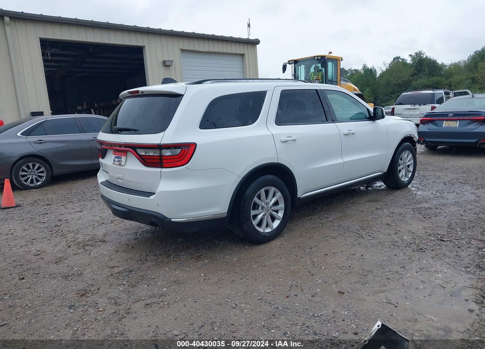 2015 DODGE DURANGO SXT VIN: 1C4RDHAG2FC147353