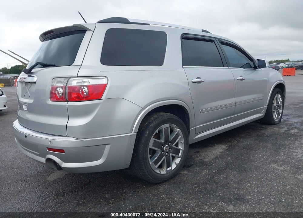 2012 GMC ACADIA DENALI VIN: 1GKKRTED4CJ395590