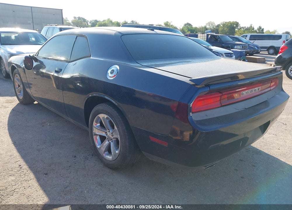 2013 DODGE CHALLENGER SXT VIN: 2C3CDYAG2DH680811