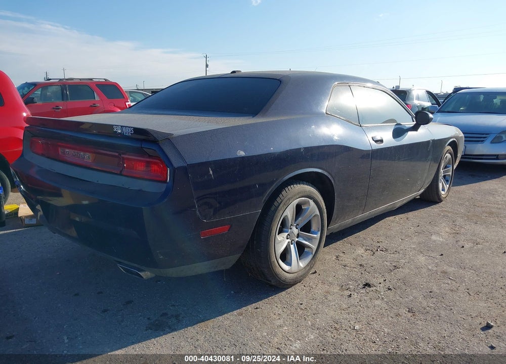 2013 DODGE CHALLENGER SXT VIN: 2C3CDYAG2DH680811