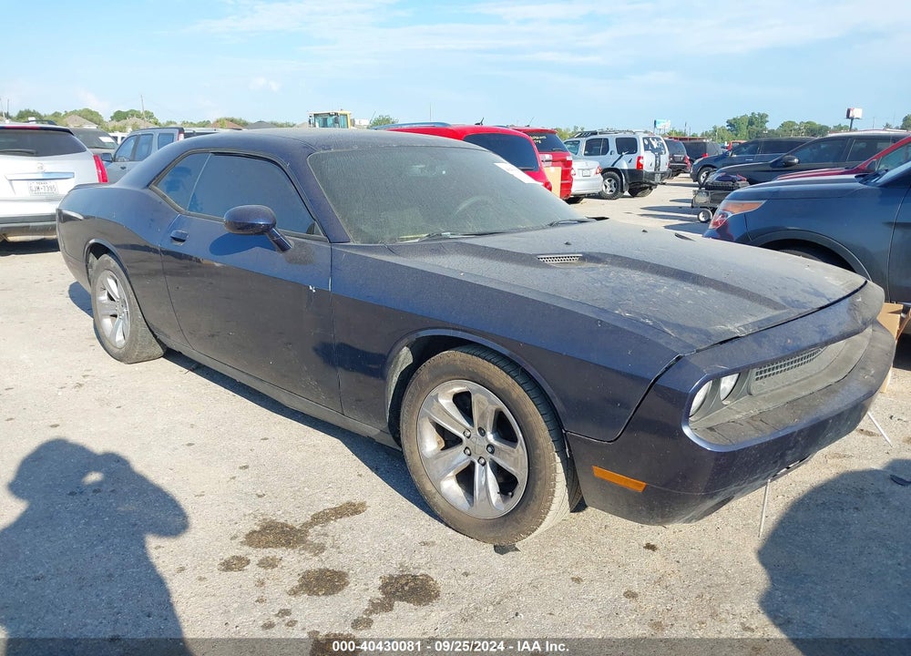 2013 DODGE CHALLENGER SXT VIN: 2C3CDYAG2DH680811