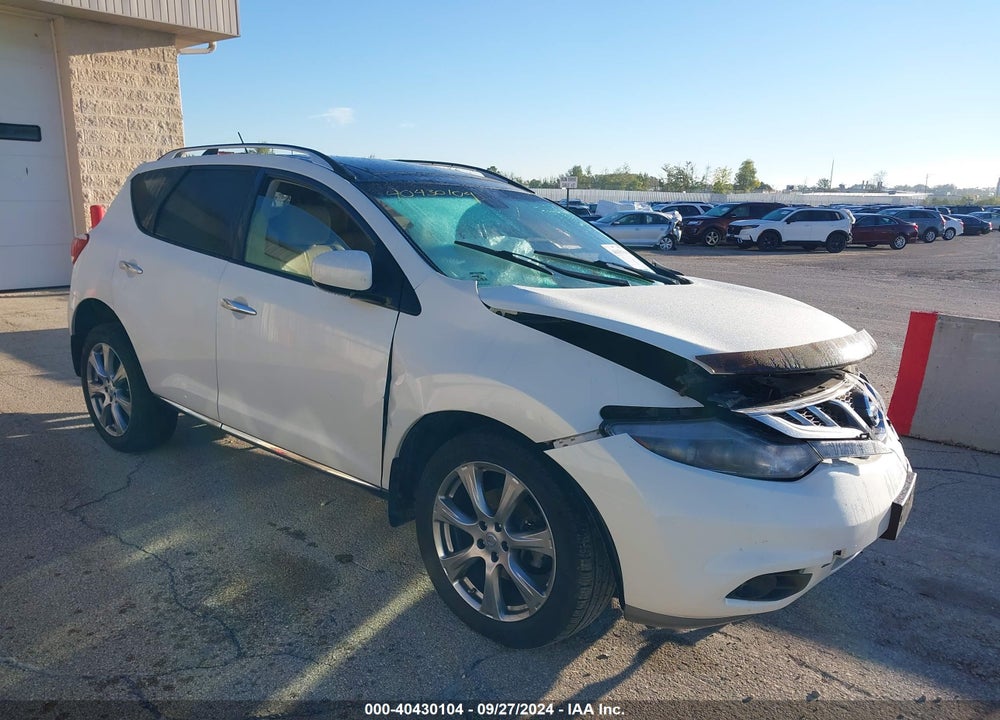 2012 NISSAN MURANO LE VIN: JN8AZ1MW2CW239926