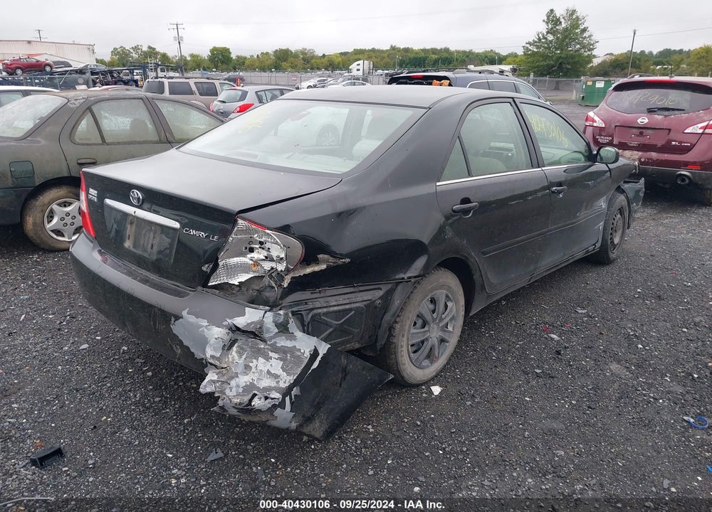 2004 TOYOTA CAMRY LE VIN: 4T1BE32K04U300755