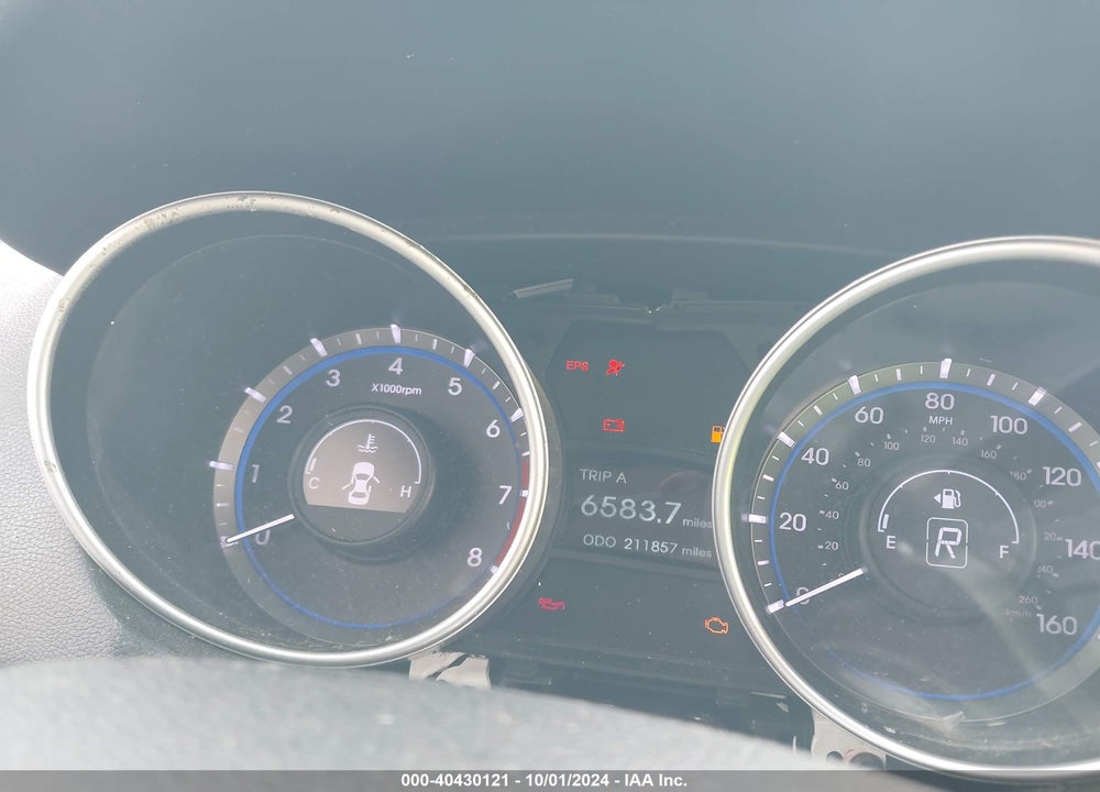 2012 HYUNDAI SONATA GLS VIN: 5NPEB4AC0CH483593