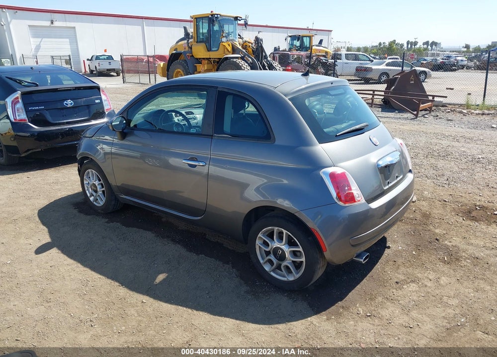2012 FIAT 500 POP VIN: 3C3CFFAR6CT285097