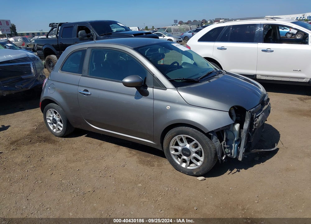 2012 FIAT 500 POP VIN: 3C3CFFAR6CT285097