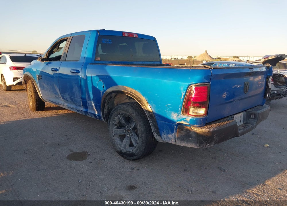 2022 RAM 1500 CLASSIC WARLOCK QUAD CAB 4X2 6'4 BOX VIN: 1C6RR6GG7NS229698