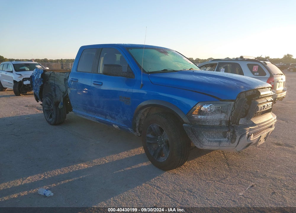 2022 RAM 1500 CLASSIC WARLOCK QUAD CAB 4X2 6'4 BOX VIN: 1C6RR6GG7NS229698