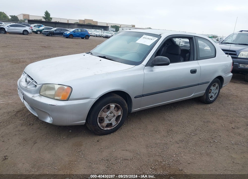 2001 HYUNDAI ACCENT L VIN: KMHCF35G01U135214