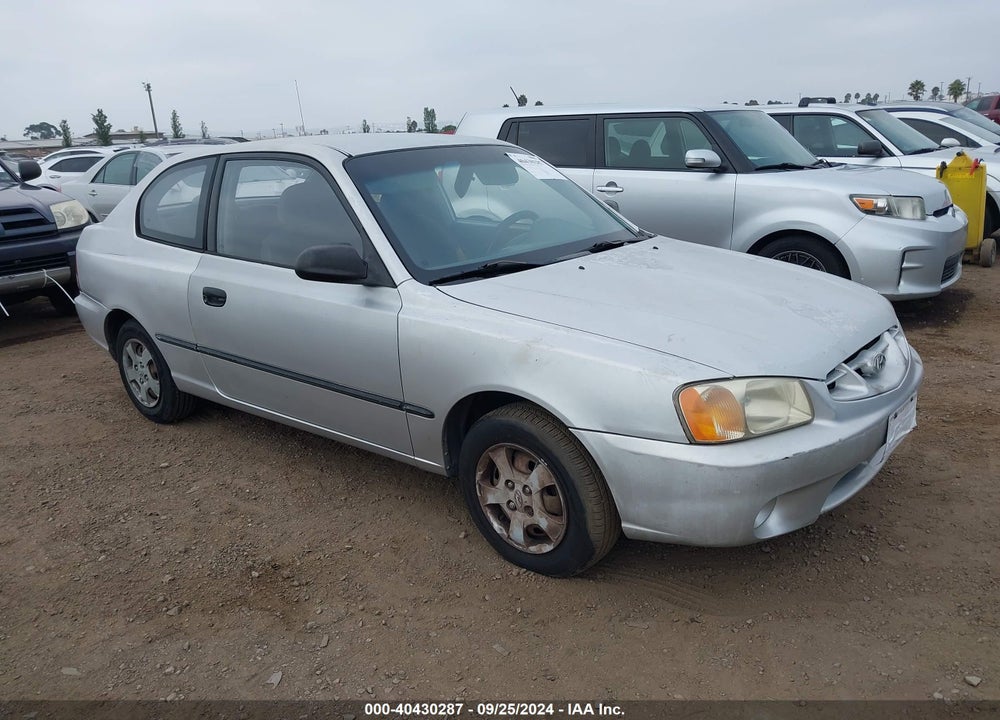 2001 HYUNDAI ACCENT L VIN: KMHCF35G01U135214