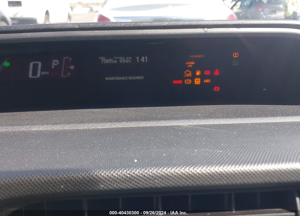 2015 TOYOTA PRIUS C ONE VIN: JTDKDTB38F1101845