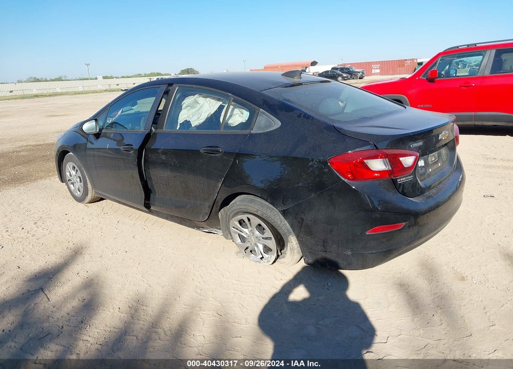 2019 CHEVROLET CRUZE CVT (FLEET ORDERS ONLY) VIN: 1G1BJ5SM9K7102323