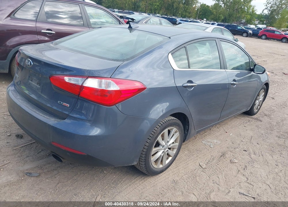 2014 KIA FORTE EX VIN: KNAFX4A88E5046698