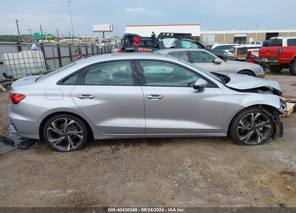 2023 AUDI A3 PREMIUM PLUS 40 TFSI QUATTRO S TRONIC VIN: WAUHUDGY8PA051368