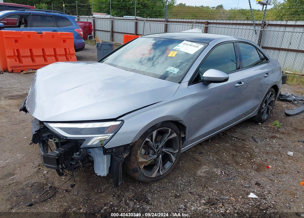 2023 AUDI A3 PREMIUM PLUS 40 TFSI QUATTRO S TRONIC VIN: WAUHUDGY8PA051368