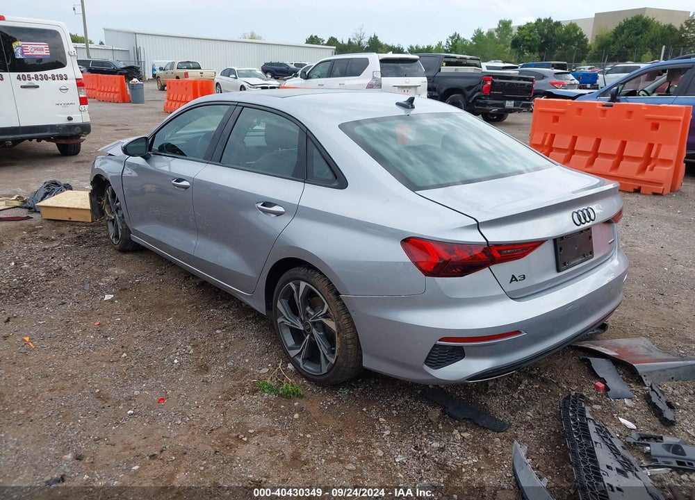 2023 AUDI A3 PREMIUM PLUS 40 TFSI QUATTRO S TRONIC VIN: WAUHUDGY8PA051368